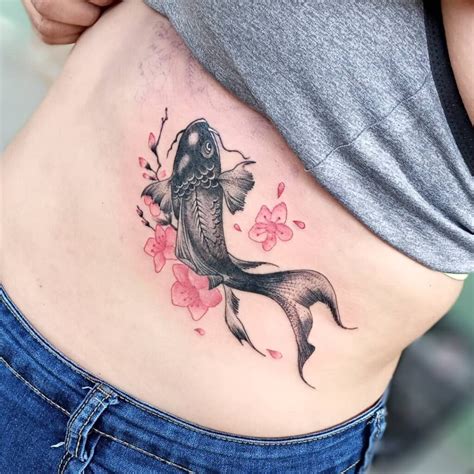 back koi tattoo